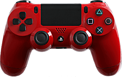 ps4 custom red modded eSports Pro Controller