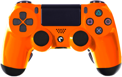 ps4 custom orange modded eSports Pro Controller