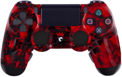 ps4 custom red skulls modded eSports Pro Controller