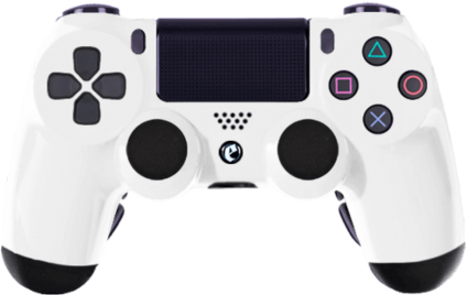 ps4 custom white modded eSports Pro Controller