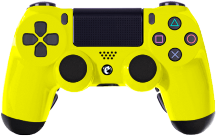 ps4 custom yellow modded eSports Pro Controller