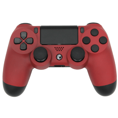 PS4 + PC Red & Black Controller