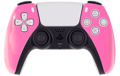 PS5 custom pink modded eSports Pro Controller