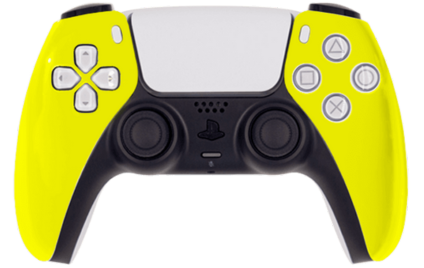 PS5 custom yellow modded eSports Pro Controller