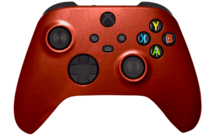 XBX custom autumn red modded eSports Pro Controller