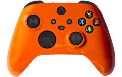 XBX custom orange modded eSports Pro Controller