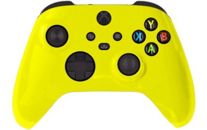 XBX custom yellow modded eSports Pro Controller